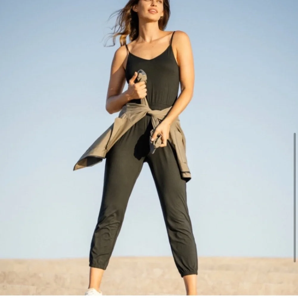 Vuori Black Jumpsuit Romper - Picture 2 of 6